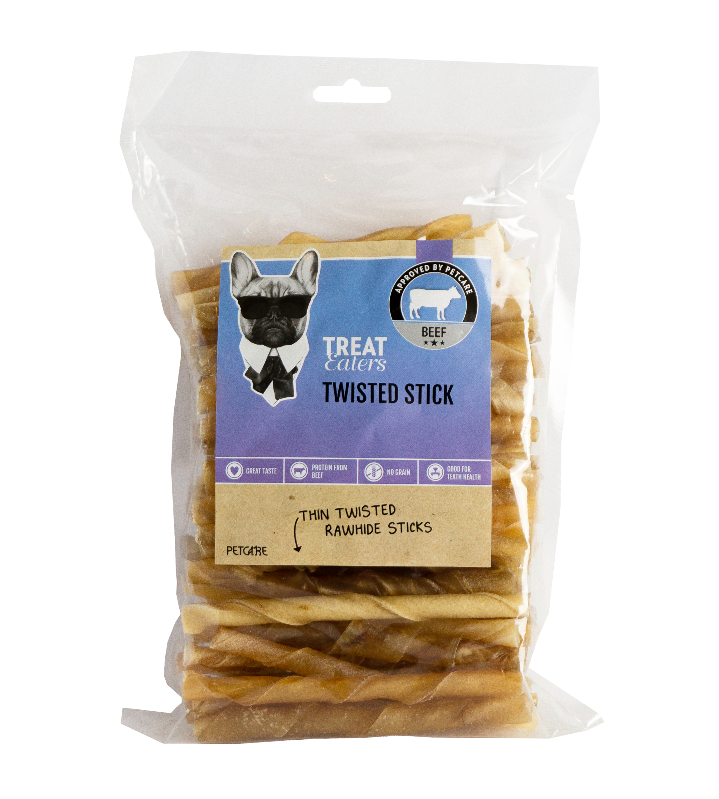 19502_TE_twisted stick Treateaters Twisted Stick Nat. 8 mm, ca 500g - Bild 1