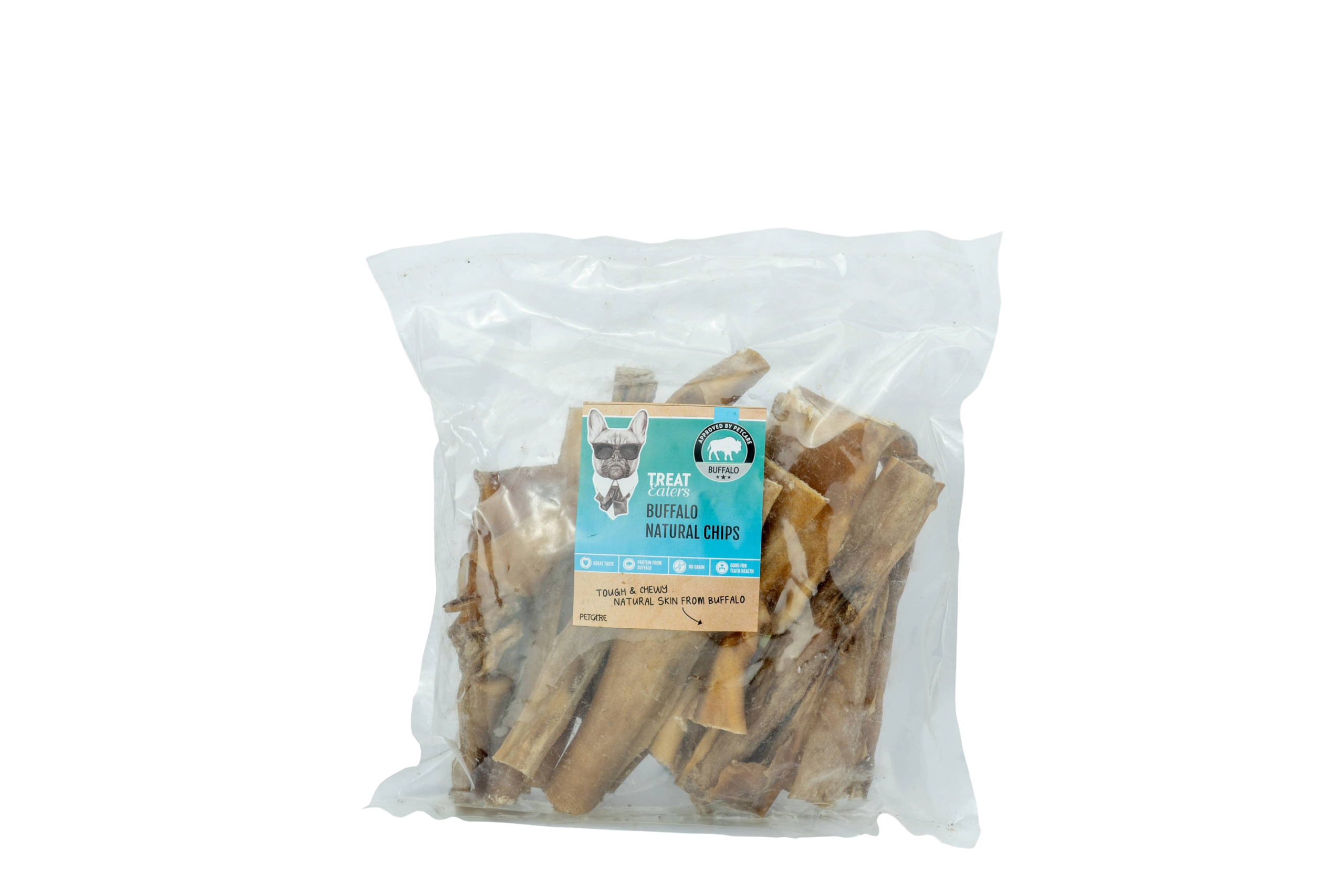 21160_treateaters_buffalo chips natural 900g_högupplösning Treateaters Natural Chips 900g - Bild 1