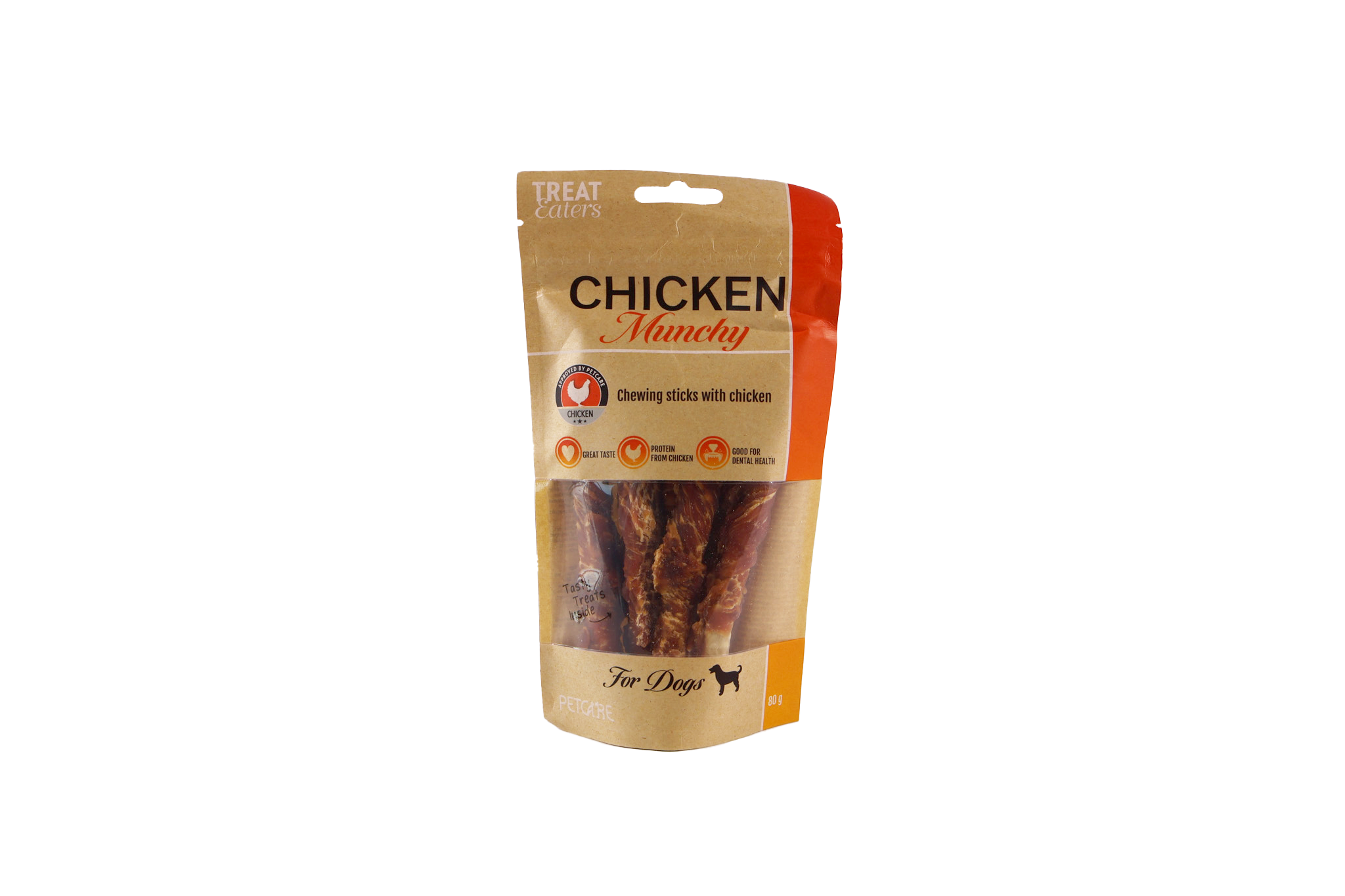 21505_TE_MunchyChicken_6pcs_Front_Transparent Treateaters Munchy Chicken 6pcs - Bild 1